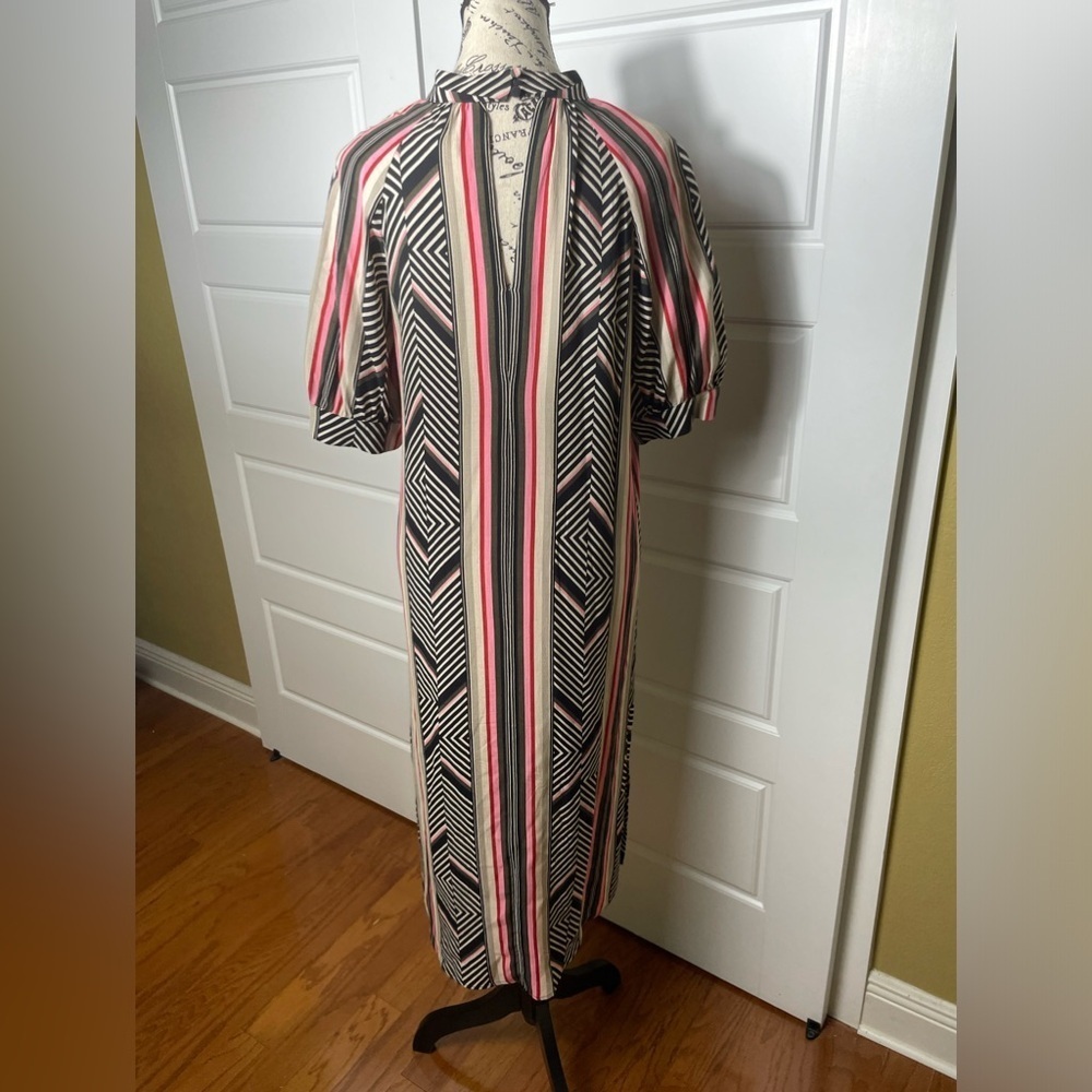 By Anthropologie McKenzie mock neck short sleeve midi tunic dress Size Small - Picture 2 of 8